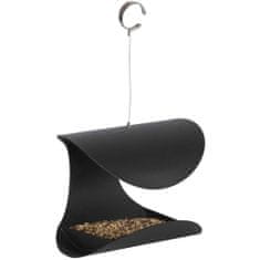 shumee Esschert Design Viseča krmilnica za ptice, črna, L FB438