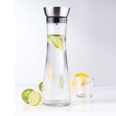 Vidaxl HI Karafa za vodo z nastavkom prozorna 1,2 L