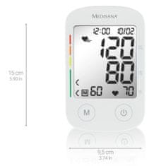 Greatstore Medisana Ramenski merilnik krvnega tlaka z govorno funkcijo BU 535 Voice, bel
