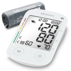 Vidaxl Medisana Ramenski merilnik krvnega tlaka z govorno funkcijo BU 535 Voice, bel