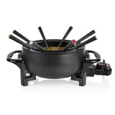 Greatstore Set za fondue Tristar, 1000 W, 1,5 L, mat črna