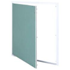 shumee Revizijska vrata z alu okvirjem in mavčno ploščo 200x200 mm