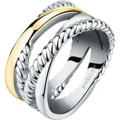 Morellato Romantičen pozlačen prstan Insieme SAKM86 (Obseg 52 mm)