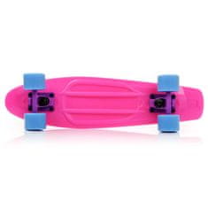 MTR Pennyboard deska 56 cm AL truck, roza-modra S-110