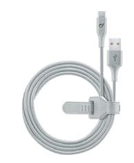 CellularLine USB kabel, USB-C na USB-C, 1,2m, srebrn