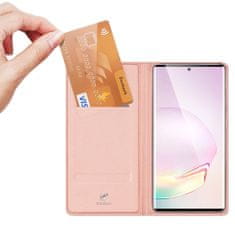 Dux Ducis Skin Pro usnjeni flip ovitek za Samsung Galaxy Note 20, roza