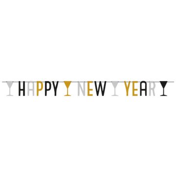 Moja zabava Happy New Year napis