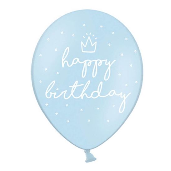 Moja zabava Baloni Happy Birthday-Blue