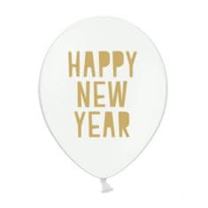 Moja zabava Baloni Happy New Year-Beli