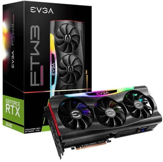 EVGA FTW3 Ultra Gaming GeForce RTX 3090 grafična kartica, 24 GB GDDR6X