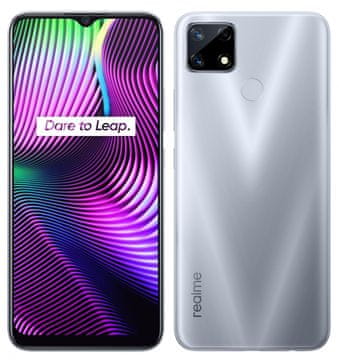 realme 7i pametni telefon, 4GB/64GB, srebrn