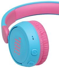 JBL JR310BT slušalke, modre/roza - rabljeno