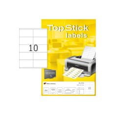 Herma Top Stick 8734 etikete, 105 x 57 mm, bele, 100/1