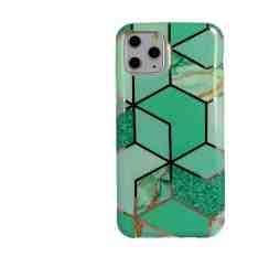 Glam ovitek za iPhone 11, silikonski, zelen