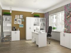 nabbi PC miza Sabro CD-1200 - bela