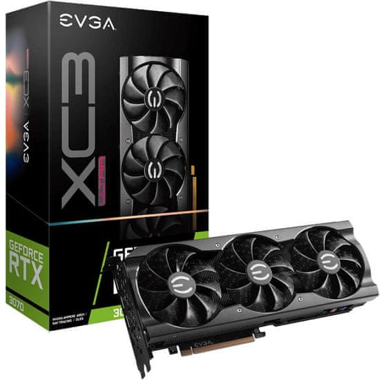EVGA GeForce RTX 3070 XC3 Ultra Gaming grafična kartica, 8GB GDDR6