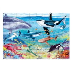 Dino World Puzzle Podvodni svet 50 kosov, 50 kosov, velikost 58x40 cm, starost 4+
