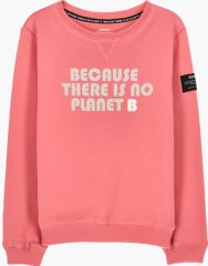 Ecoalf San Diego Because dekliški pulover, 134 - 140, roza