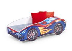 Halmar Otroška postelja z letvico in vzmetnico Speed - kombinacija barv