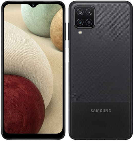 Samsung Galaxy A12 mobilni telefon, 4GB/64GB, črn