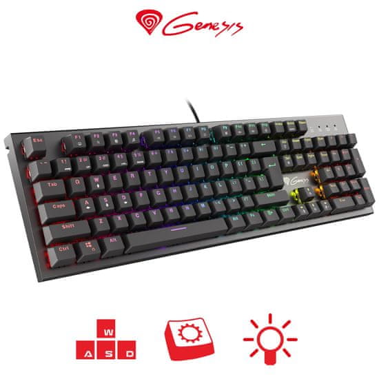 Genesis Thor 300 RGB mehanska tipkovnica, Anti-Ghosting