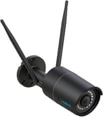 Reolink RLC-410W brezžična zunanja/notranja kamera, WiFi, 4MP, Super HD, nočno snemanje, mikrofon, IP66, črna
