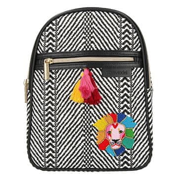 Top Model Nahrbtnik , Bela in črna, z levom