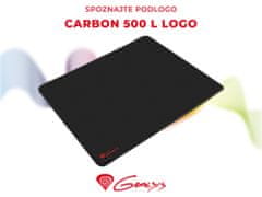 Genesis Carbon 500 L gaming podloga, vodoodporna, črna