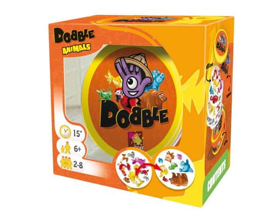 Zygomatic družabna igra Dobble Animals angleška izdaja