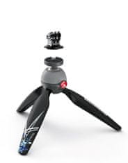 Manfrotto PIXI MINI namizno stojalo z nosilcem za akcijske kamere črn (MKPIXIEX-BK)