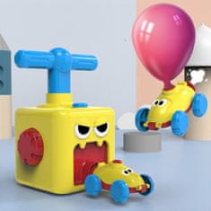 Netscroll Čarobna dirkalna postaja, ki deluje s pomočjo balonov, darila, ideja za darila, darila za otroke, BalloonCar
