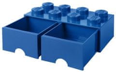 škatla za shranjevanje kock predali, modra
