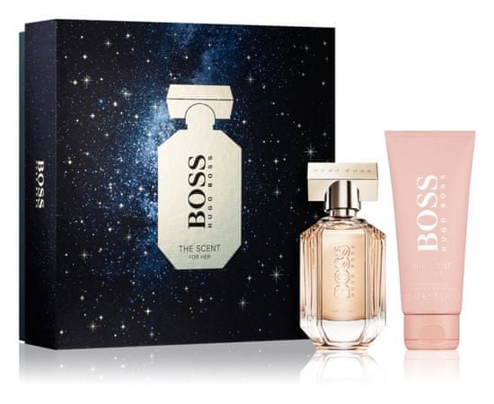 Hugo Boss Boss The Scent darilni set za ženske - parfumska voda, 50 ml + losjon za telo, 100 ml