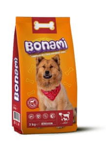 Bonami briketi za pse, jagnjetina, riž in zelenjava, 3 kg 