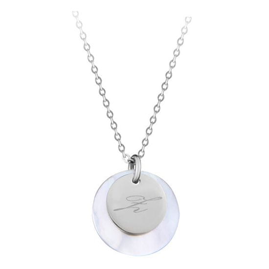 Troli Elegantna jeklena ogrlica z obeski črke "Z"