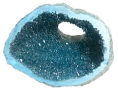 PENN PLAX Geoda zafirasto modra 12x9x9,5cm dekoracija