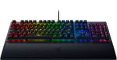 Razer BlackWidow V3 mehanska tipkovnica, Yellow Switch, črna, US, SLO gravura