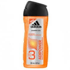 Adidas Adipower gel za prhanje, 3 v 1, 250 ml