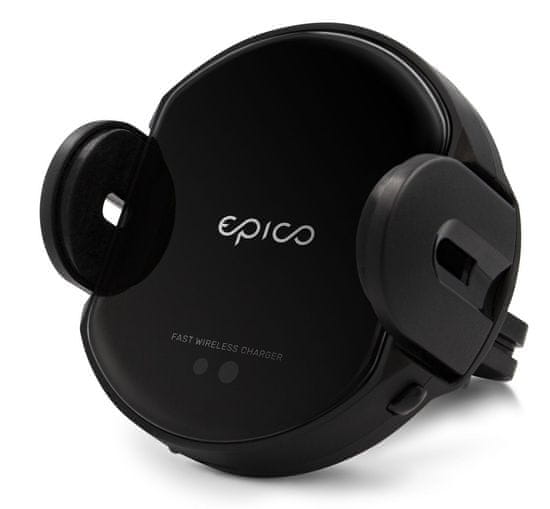 EPICO Sensor Wireless Car Charger avto polnilec, 15 W, brezžični + Car Charger, črn