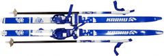 Karhu Teddy PVC set tekaških smuči in palic, 120 cm, modro-bel