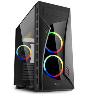 Sharkoon Night Shark RGB ohišje, midi ATX