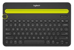 Logitech K480 brezžična Multi-Device tipkovnica, črna