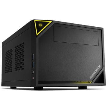 Sharkoon Shark Zone C10 gaming ohišje, Mini ITX, črno