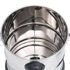 Greatstore Vakuumski sesalnik za pepel HEPA filter 1200 W 20 L jeklen