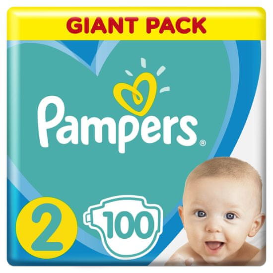 Pampers plenice New Baby 2 Mini, Giant Pack, 100 kosov