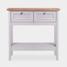 VonHaus Louvre Grey & Ash Veneer visoka komoda