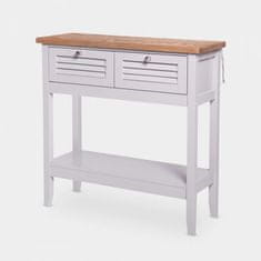 VonHaus Louvre Grey & Ash Veneer visoka komoda