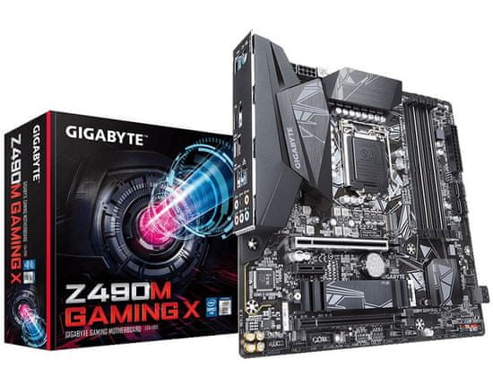 Gigabyte Z490M Gaming X osnovna plošča, LGA1200, DDR4, USB-C, mATX