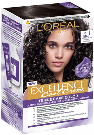 Loreal Paris Excellence barva za lase, Ash Dark Brown 3.11