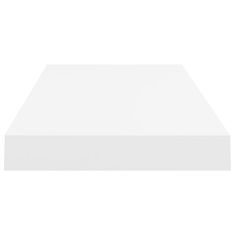 Vidaxl Stenske police 2 kosa bele 60x23,5x3,8 cm MDF